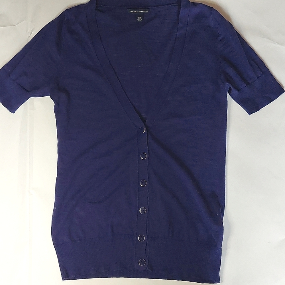 Banana Republic short sleeve cardigan